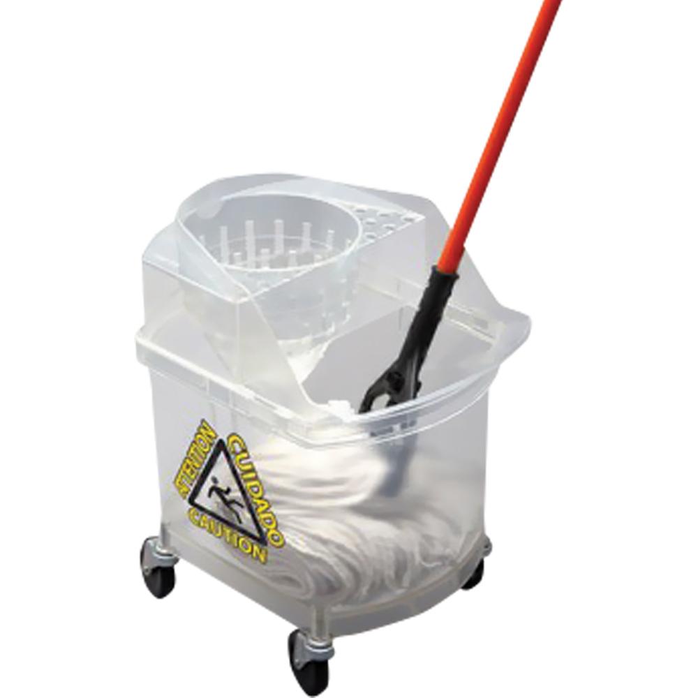 Inmate Facility Maintenance: Janitorial - Clear Mop Bucket - Charm-Tex