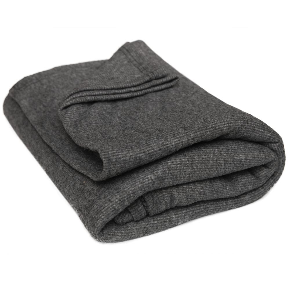 Economy Polar Fleece Blanket, Grey