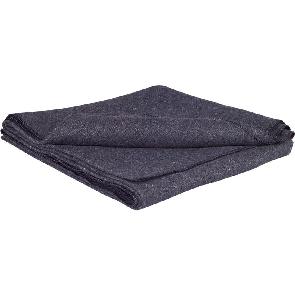 Bob Barker® Woven Wool Relief Blankets, 40% Wool, Dark Grey, 54 in x 84 in