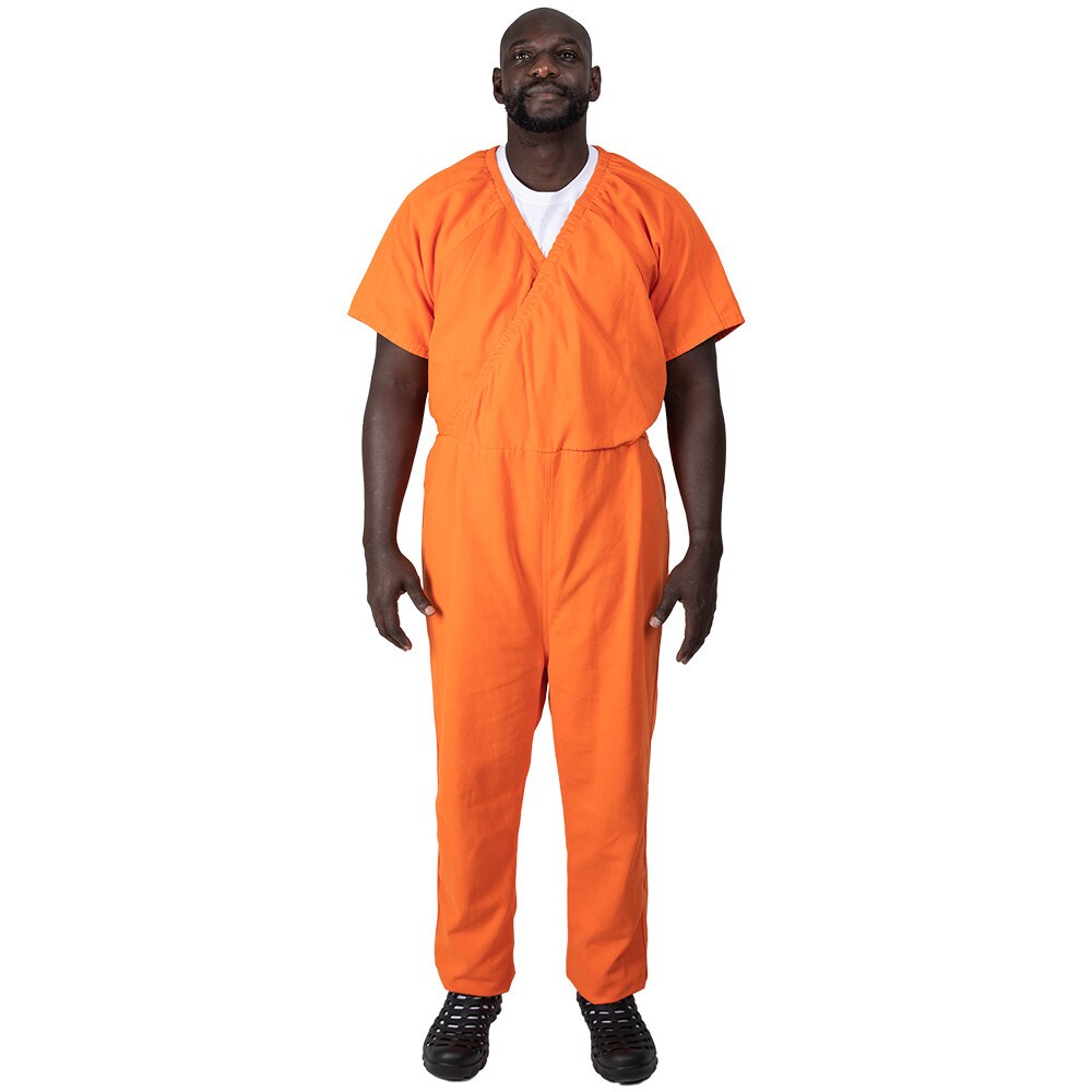 orange construction jumpsuit